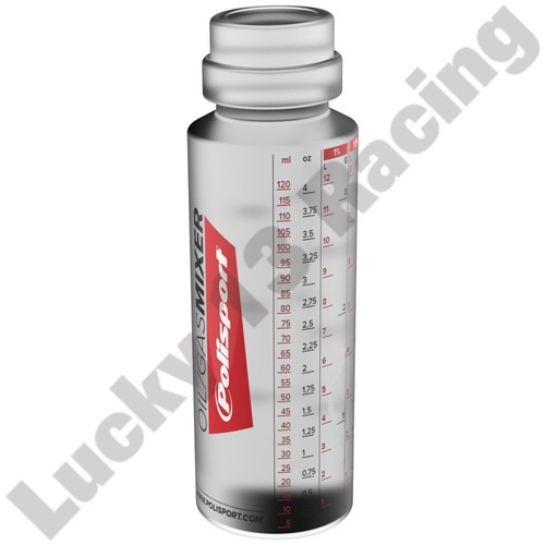 Mixing bottle for oil - or, fuel